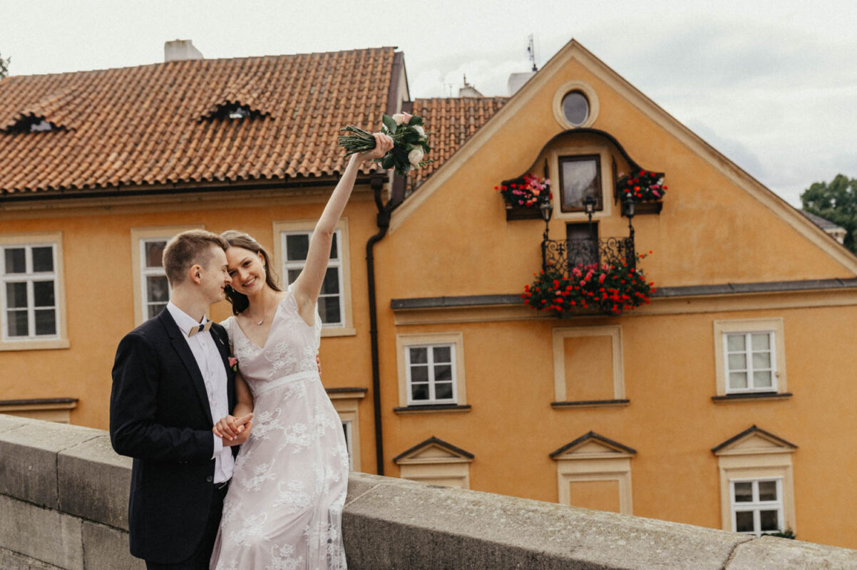 Karlův most svatební fotky