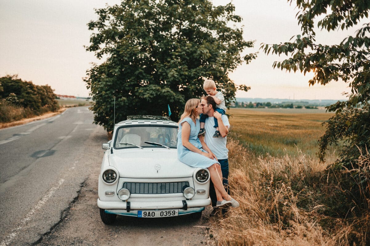 rodinné focení venku