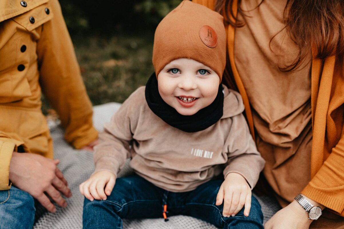 focení s dětmi venku