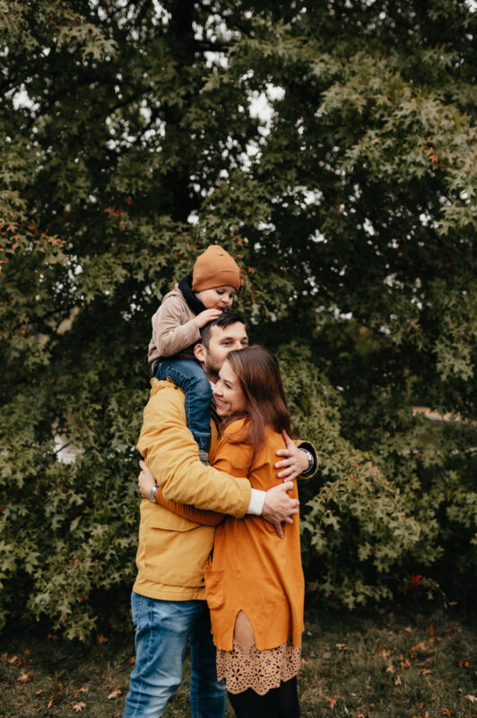 rodinne foceni venku v parku