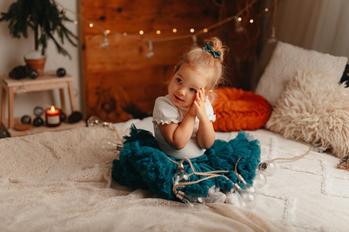 vánoční focení dětí