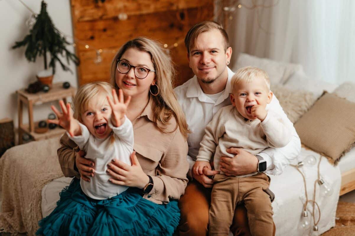 vánoční rodinné focení praha