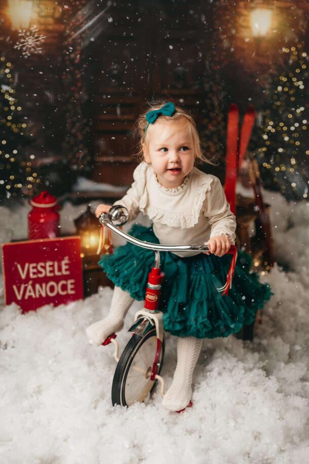 vánoční focení dětí