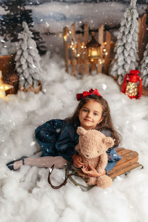 vánoční focení v ateliéru