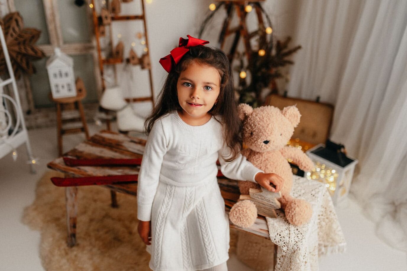 vánoční focení dětí