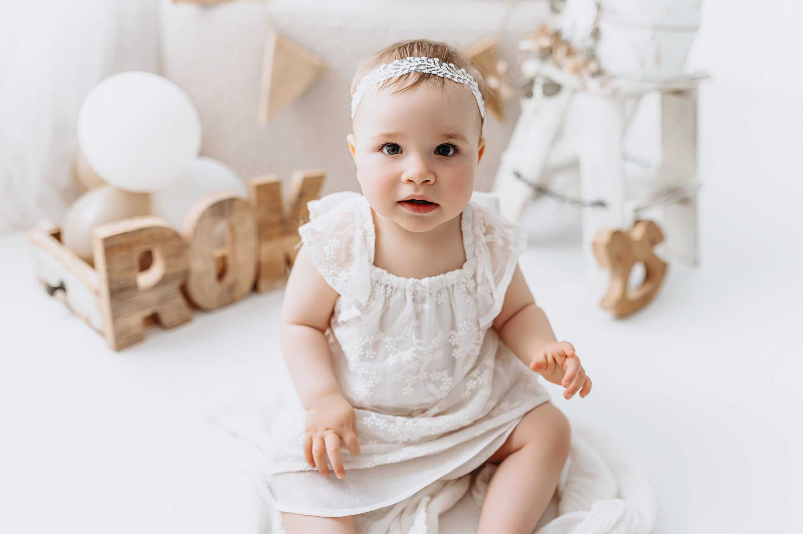 focení prvních narozenin